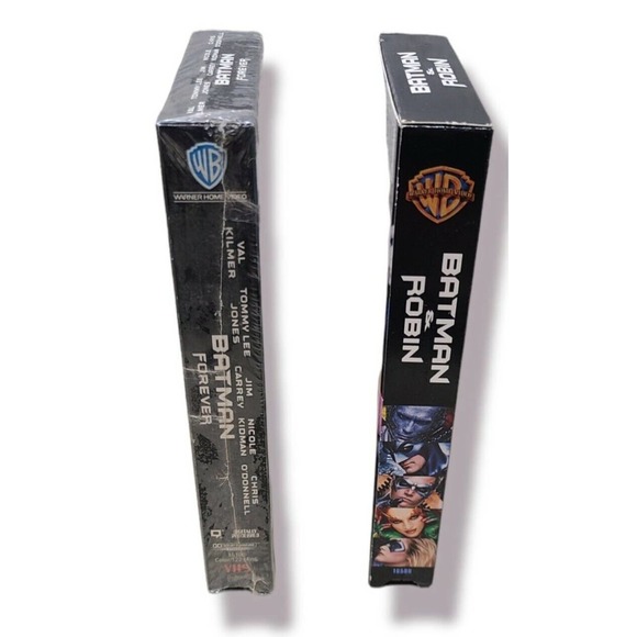 Batman and Robin & Batman Forever VHS combo with Inserts. - Picture 5 of 5